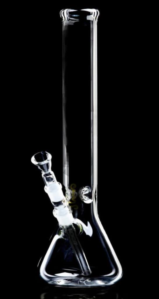 A hand-blown glass piece